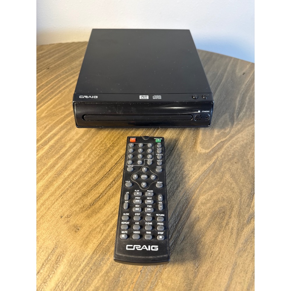 Craig DVD Player CVD505 Home Theater Compact CD DVD Player W/ OEM Remote Works